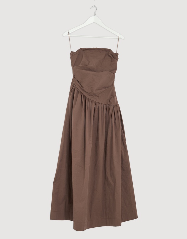 Revibe - Repaired AERE Kiera Strapless Midi Dress - AU 10