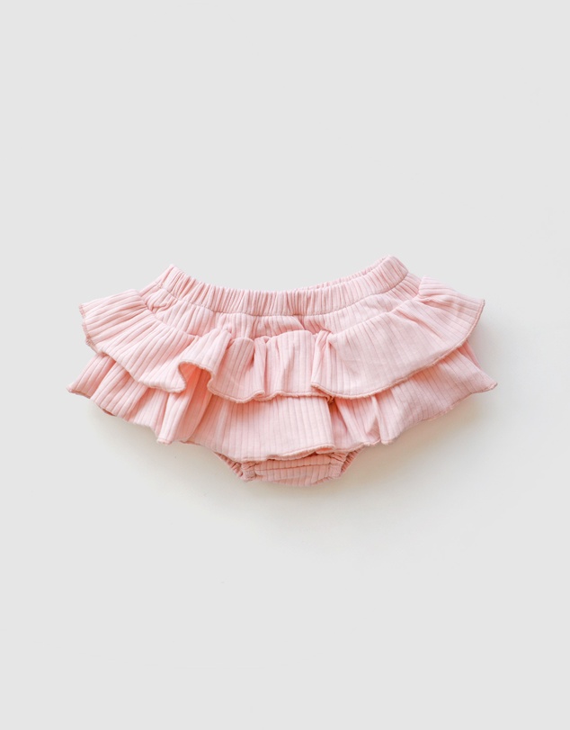 WITH LOVE FOR KIDS - Ruffle Bloomers Wide Ribbed - Babies - Kids
