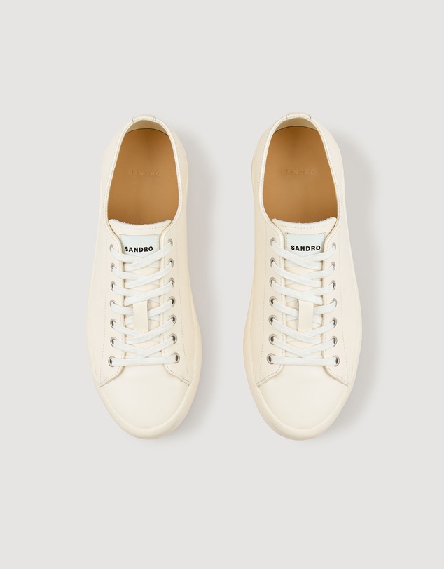 Sandro - Vulca Leather Sneakers