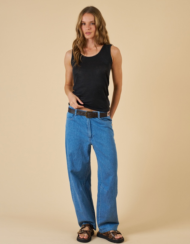 CAMIXA - Aosta Linen Barrel Pants