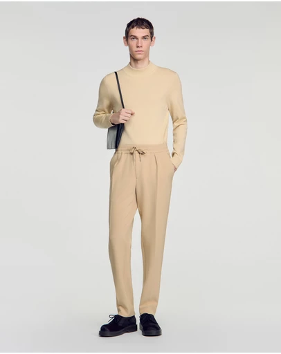 Sandro - Jersey Pli Pants