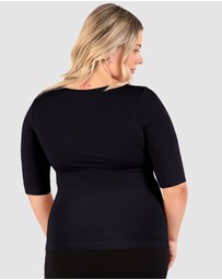 B Free Intimate Apparel - Maternity Bamboo Mid Length Sleeve Tee
