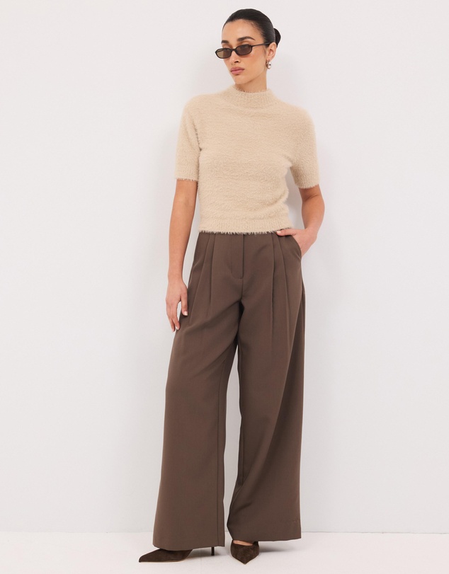Calli - Rae Turtleneck Knit Tee
