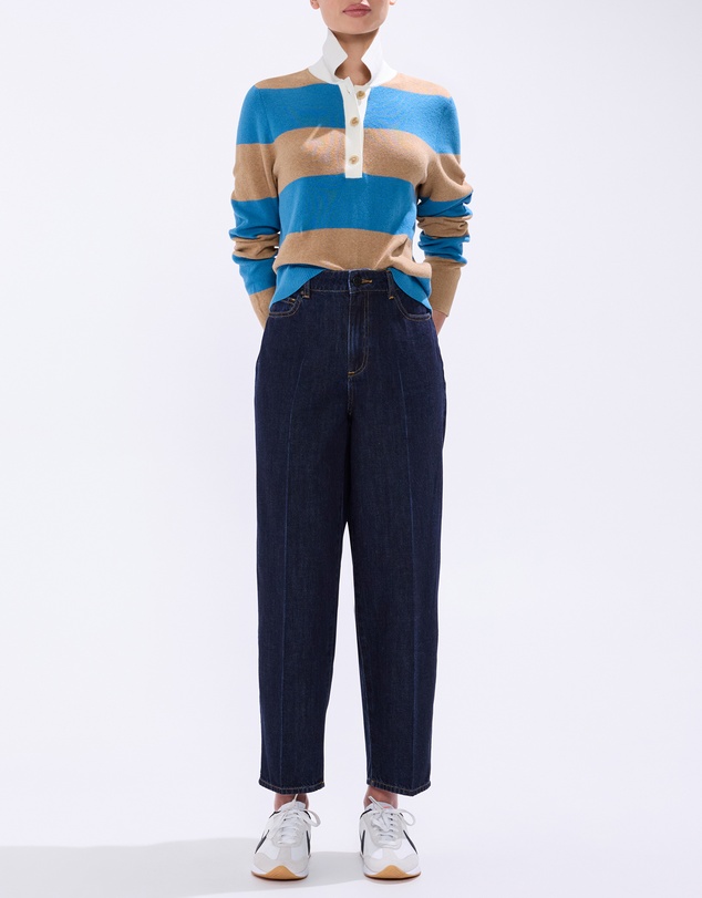 Marcs - Mickey Waxed Barrel Leg Jeans