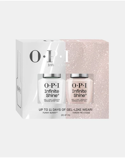 O.P.I - Infinite Shine Colour Duo Gift Set - Funny Bunny™, Throw Me a Kiss