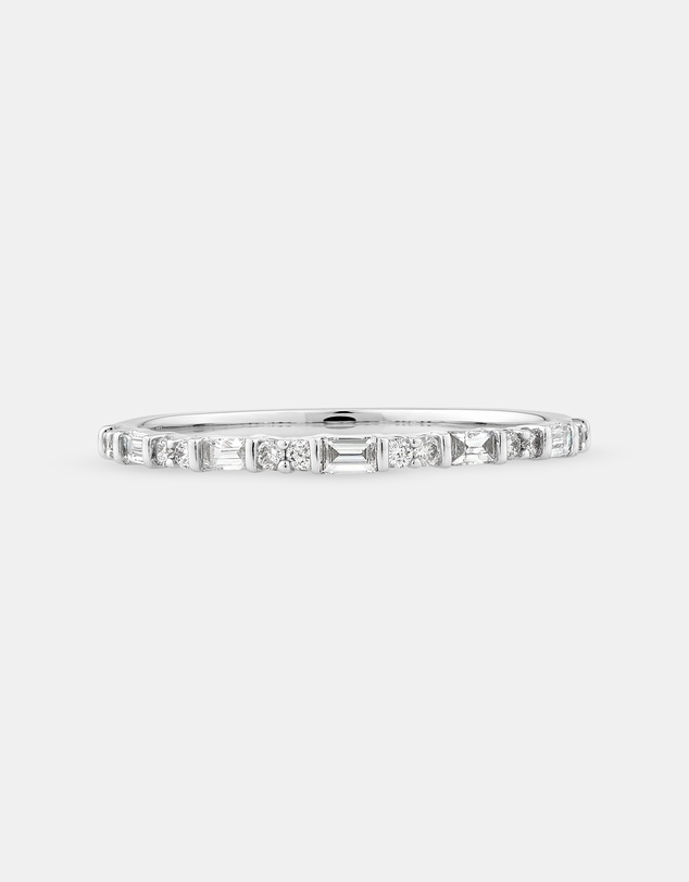 Michael Hill - 0.20 Carat TW Diamond Wedding Ring in 14kt White Gold