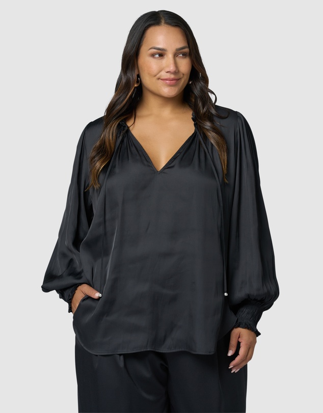 Pink Dusk by Curve Project - Feels Like The First Time Blouse