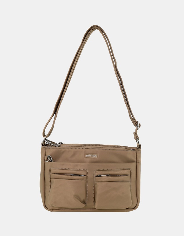 Pierre Cardin - Pierre Cardin Nylon Anti-Theft Cross Body Bag