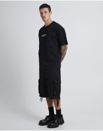 Black Noise White Rain - Tour Shorts Sleeve T-Shirt