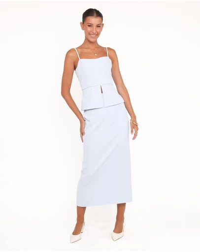 Petal & Pup - Selma Skirt Set - Light Blue