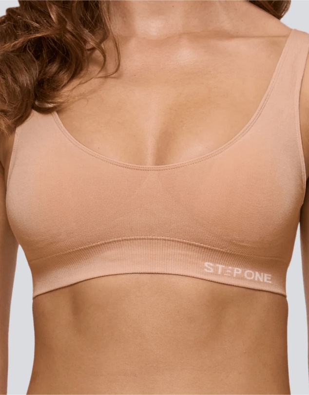 STEP ONE - Women's SmoothFit Padded Bra - Pink Beige