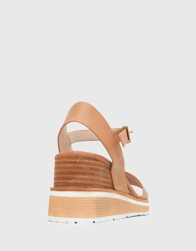Airflex - Sandrea Stacked Heel Wedges