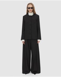 CAMILLA AND MARC - San Fitted Collarless Jacket