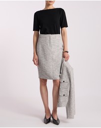 David Lawrence - Solana Textured Jersey Top