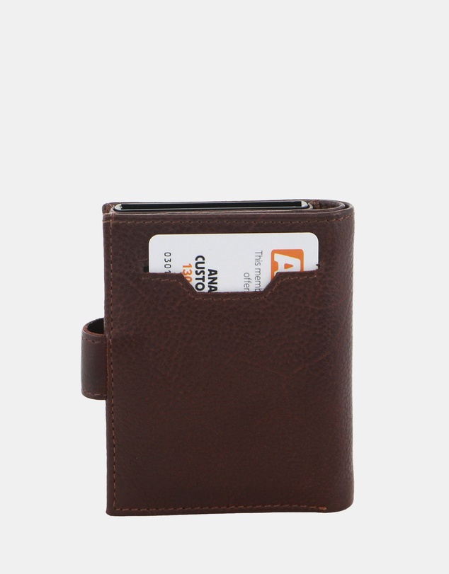 Pierre Cardin - Pierre Cardin Leather Smart Slide Card Holder Tab Wallet