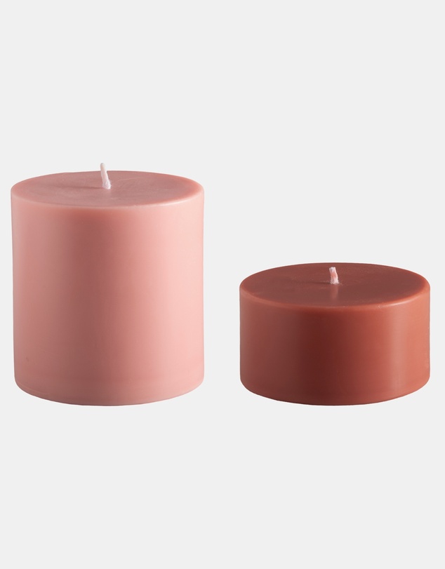 porter green - escc large pillar candle soy-blend unscented candles