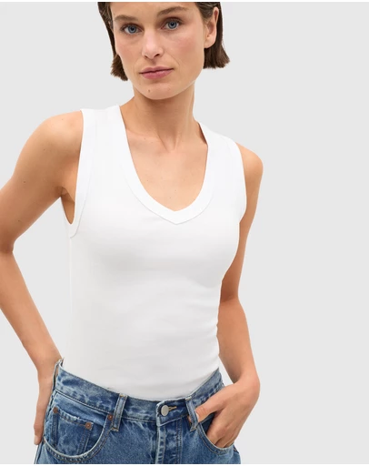 Seed Heritage - Australian Cotton V Neck Tank
