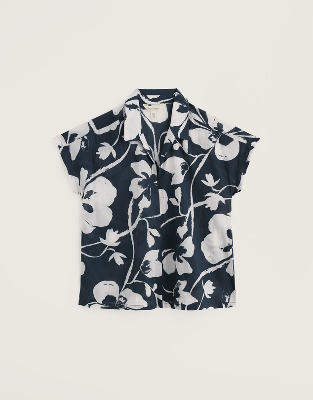 Seasalt - Deep Lane Short Sleeve Shirt in GOTS-Certified Organic Cotton