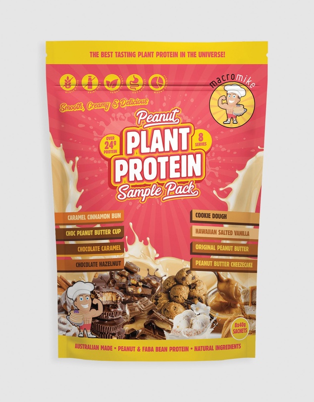 Macro Mike - Peanut Plant Protein Sample Pack - 8x40g