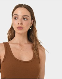 Forcast - Elif 16K Gold Plated Earrings