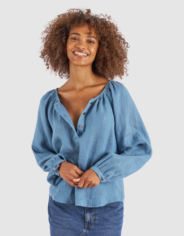 CAMIXA - Poem Linen Blouse