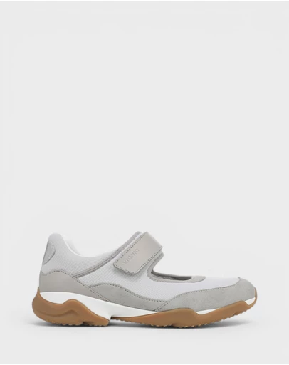 Vionic - Walk Slim Giselle Mary-Jane - Vapor Grey/Silver