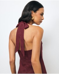 AERE - Lylah Linen Mini Dress