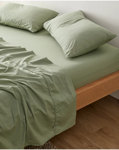 Sheet Society - Leo Washed Cotton Full Sheet Set