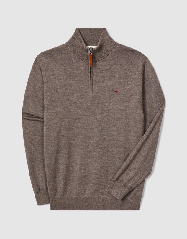 R.M.Williams - Ernest Merino 1/4 Zip Knit Jumper