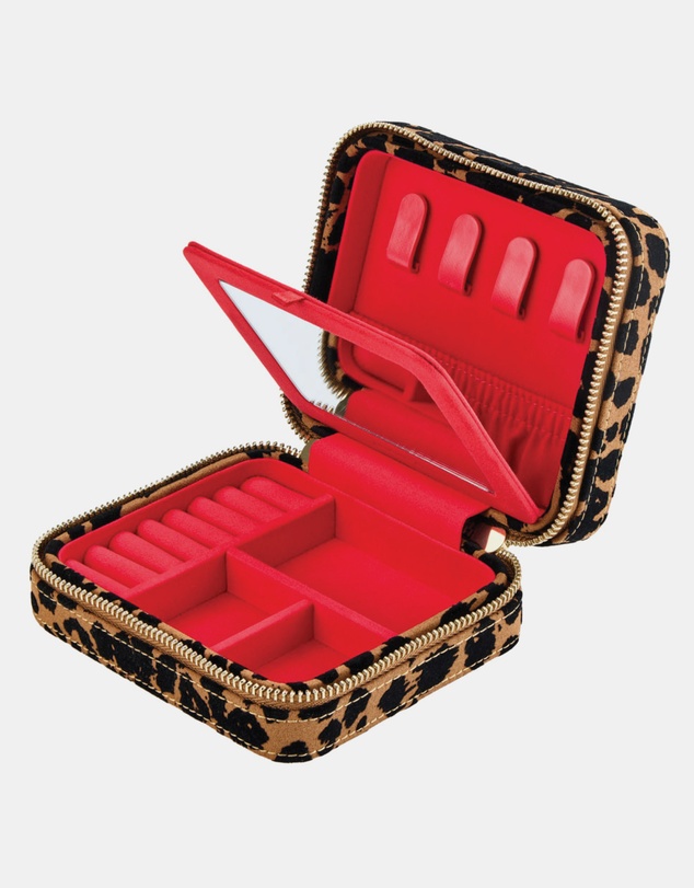 Wolf - WOLF Savanna Leopard Print Jewellery Zip Case