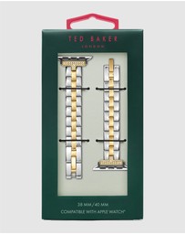 Ted Baker - Ted Baker Apple Strap - Crystal T Duo-Tone Bracelet