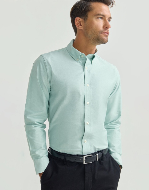 Oxford - Holloway Oxford Weave Cotton Shirt