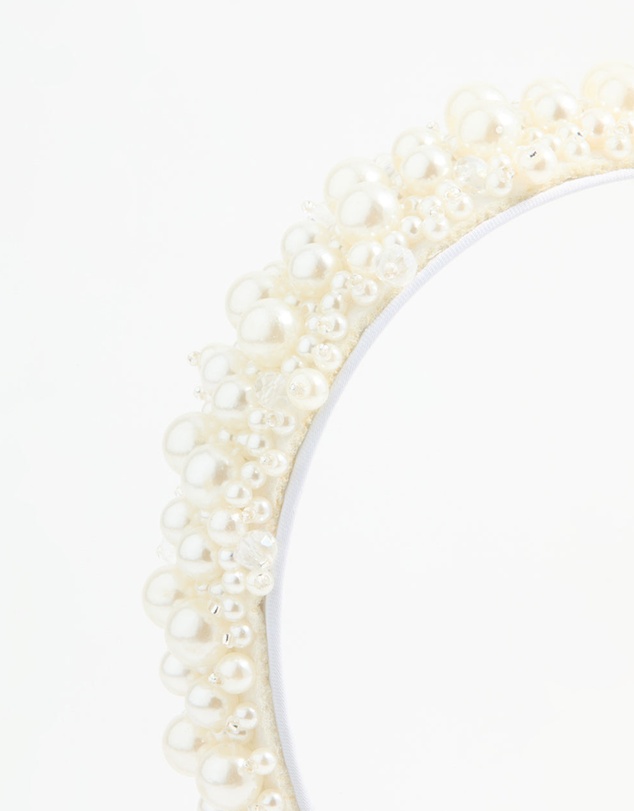 Lovisa - Gold Plated Pearl Statement Headband