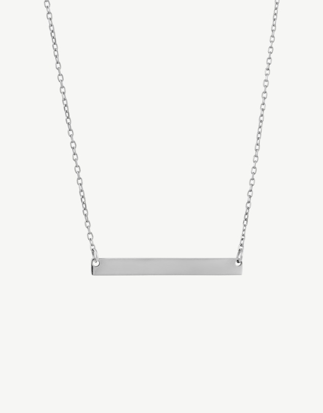 Zahar - Engravable Child Bar Necklace