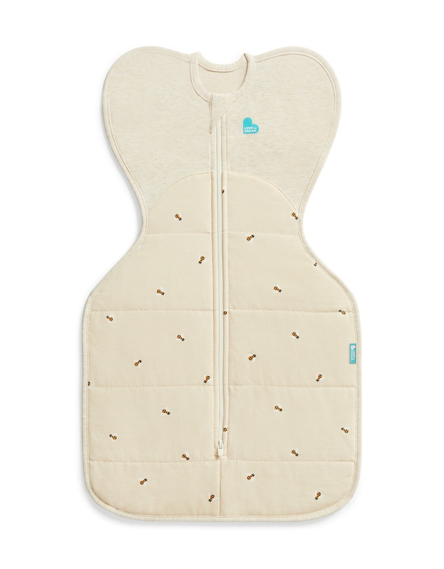 Love to Dream - Swaddle Up™ 2.5T Quilted Stretch Cotton Bees Oatmeal