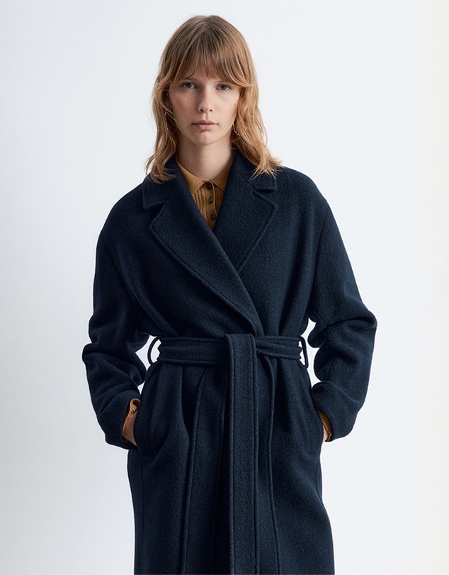 & Other Stories - Voluminous Belted Wool Coat