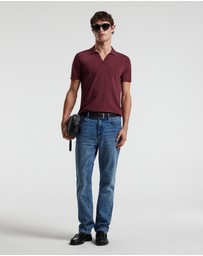 Calibre - Tech Shoulder Trim Polo Wine