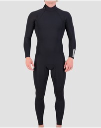 Coastlines - Classic Mens 3/2mm Back Zip Steamer