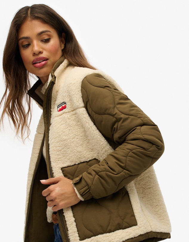Superdry - Fleece Hybrid Jacket