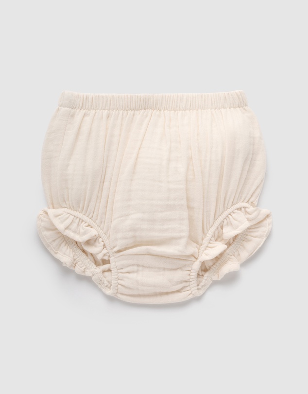 Purebaby - Ruffle Bloomer- Kids-Babies