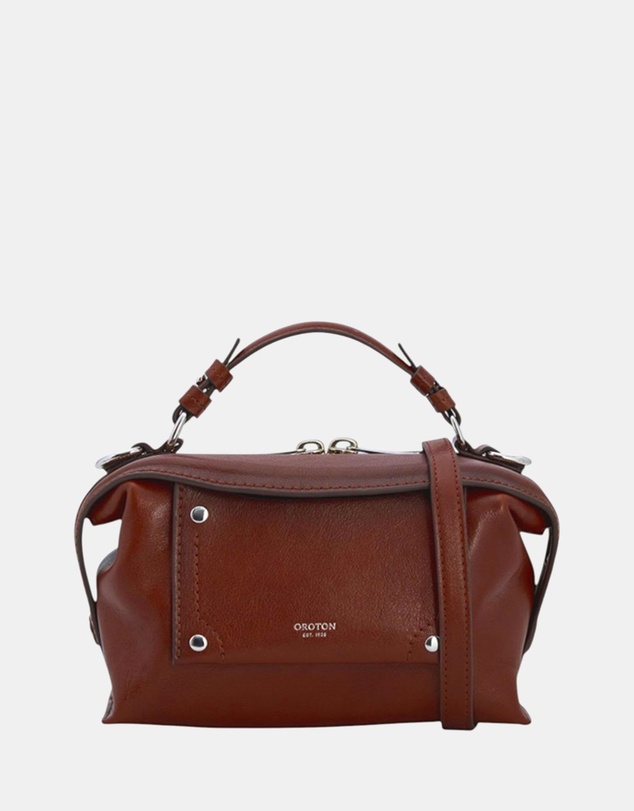 Oroton - Mica Mini Bowler Veg Leather