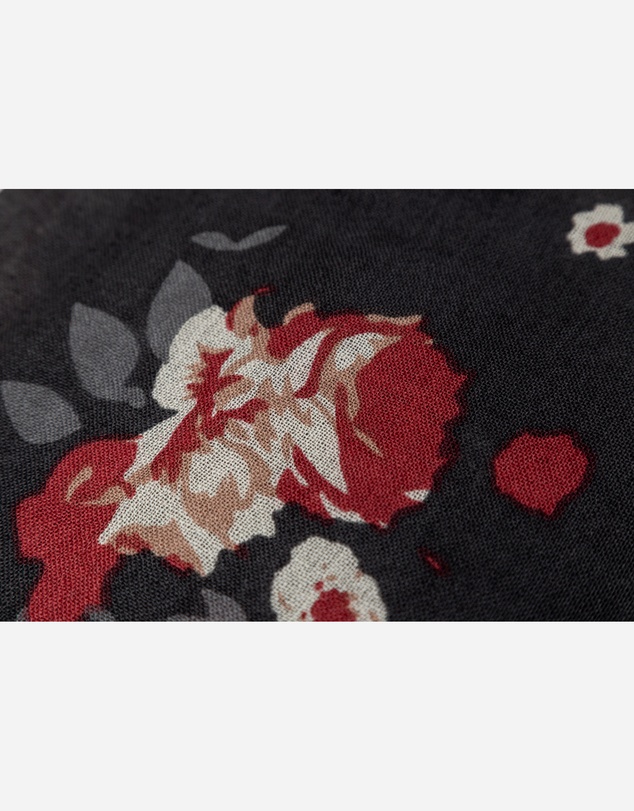 Ozwear Connection Uggs - 100% Australian Wool Print Scarf Black Floral