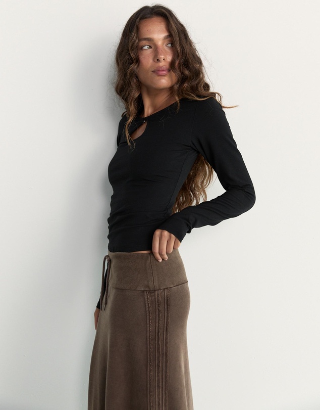 Pinky & Kamal - Beaded Long Sleeve Top