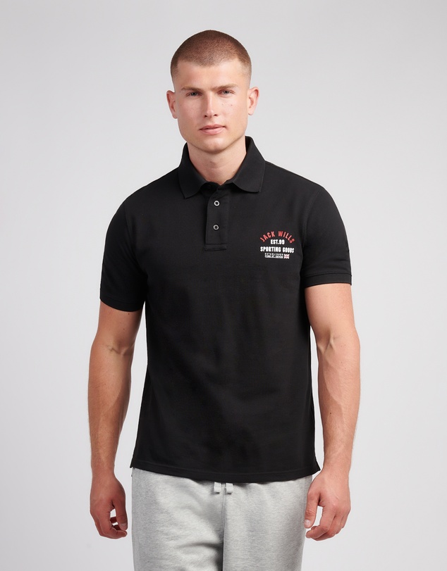 Jack Wills - Chest Arch Logo Piqué Polo