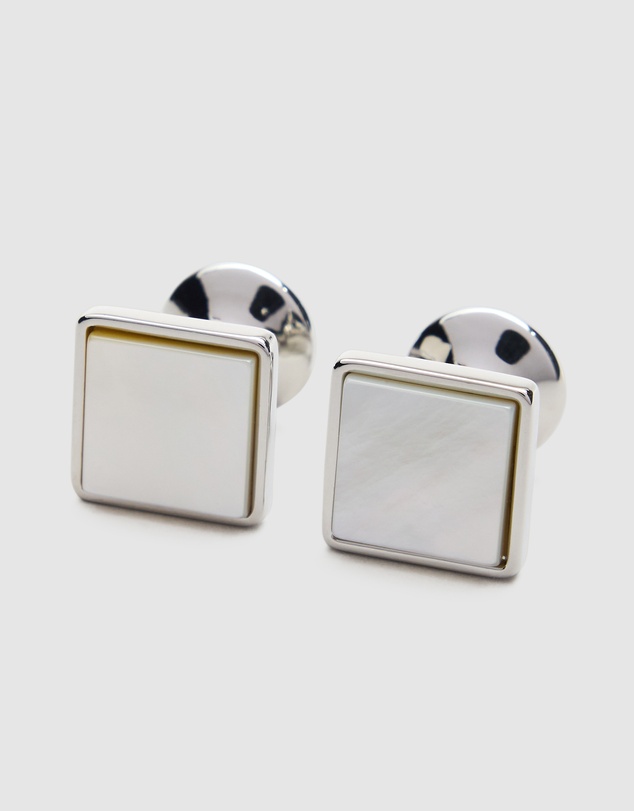 Politix - Mason Mother Of Pearl Cufflinks