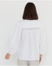 ALEXANDRA - Everett Blouse White