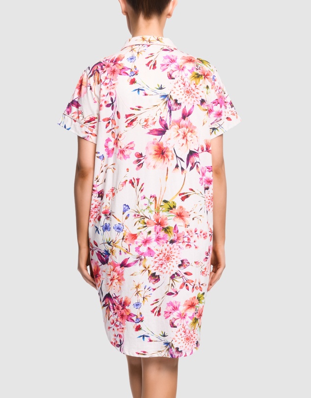 Sainted Sisters - Sadie Short Sleeve Cotton Nightshirt