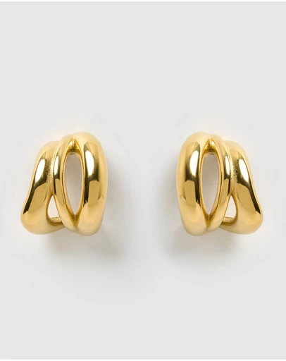 Izoa - Quinn Hoop Earrings