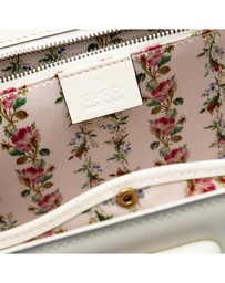 Pre-Loved by Azura Reborn - Pre-Loved Calfskin Frame Print Bamboo Top Handle Bag