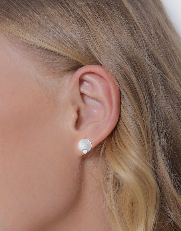 Elli Jewelry - Earrings Elegant Cultured Freshwater White Pearls 925 Sterling Silver